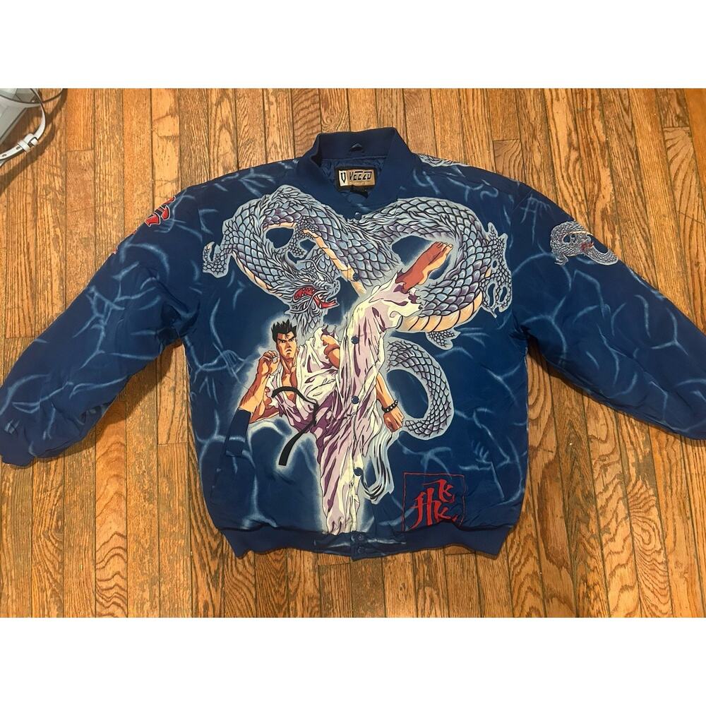 Veezo Wear Anime Bomber Jacket XXL Y2K Rare!!!